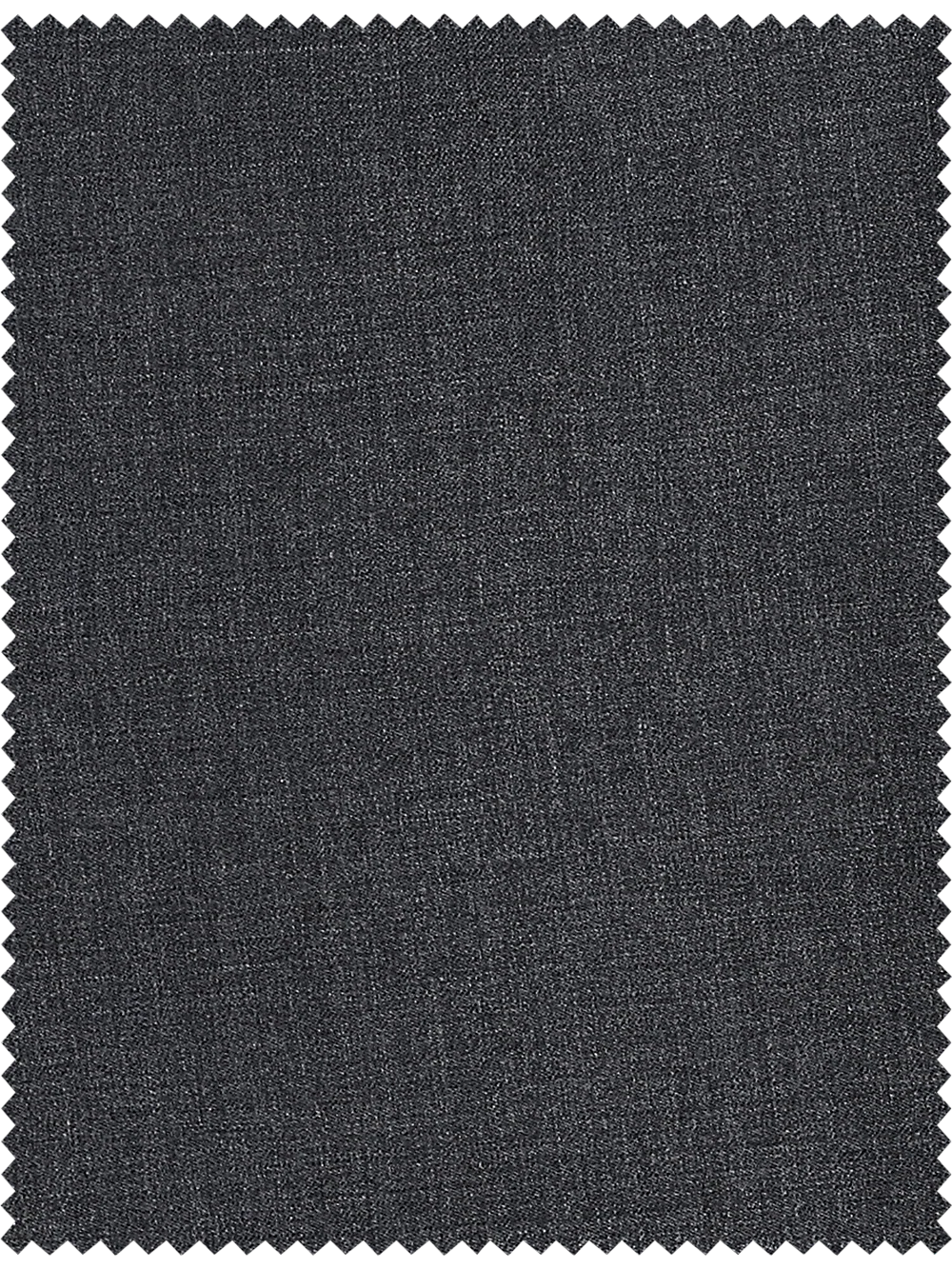 Classic Fit Wool Gabardine Flat Front Pants - Black - Image 3