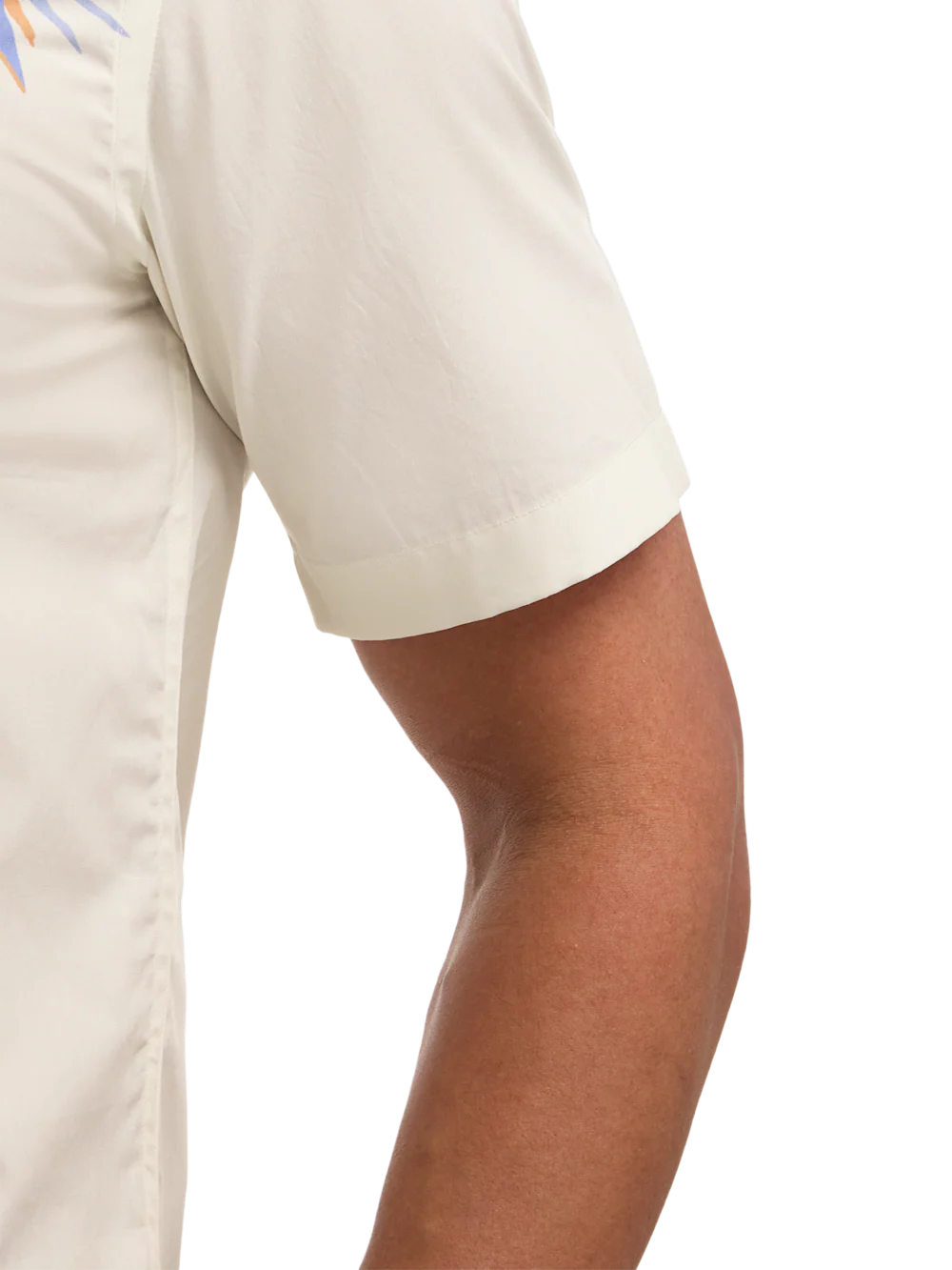 Cotton Botanical Casual Shirt - White - Image 4