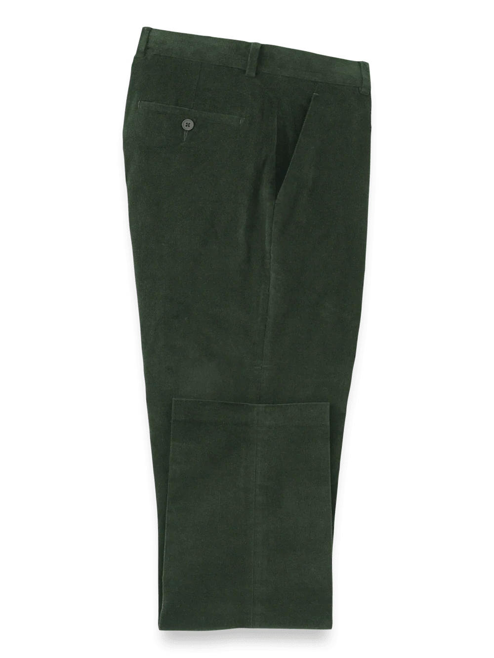 Cotton Stretch Corduroy Pants - Forest Green