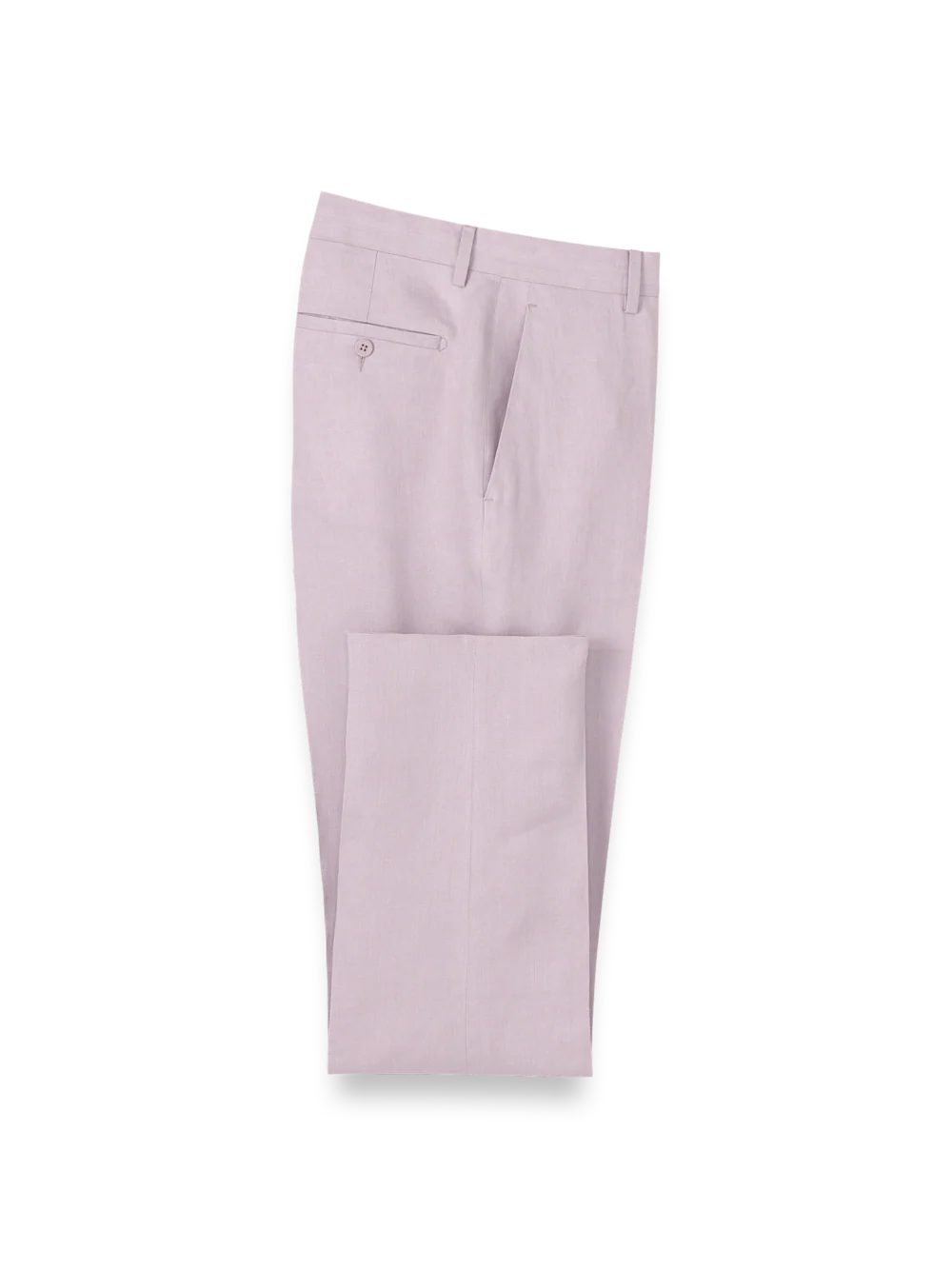 Linen Chambray Twill Pants - Light Purple