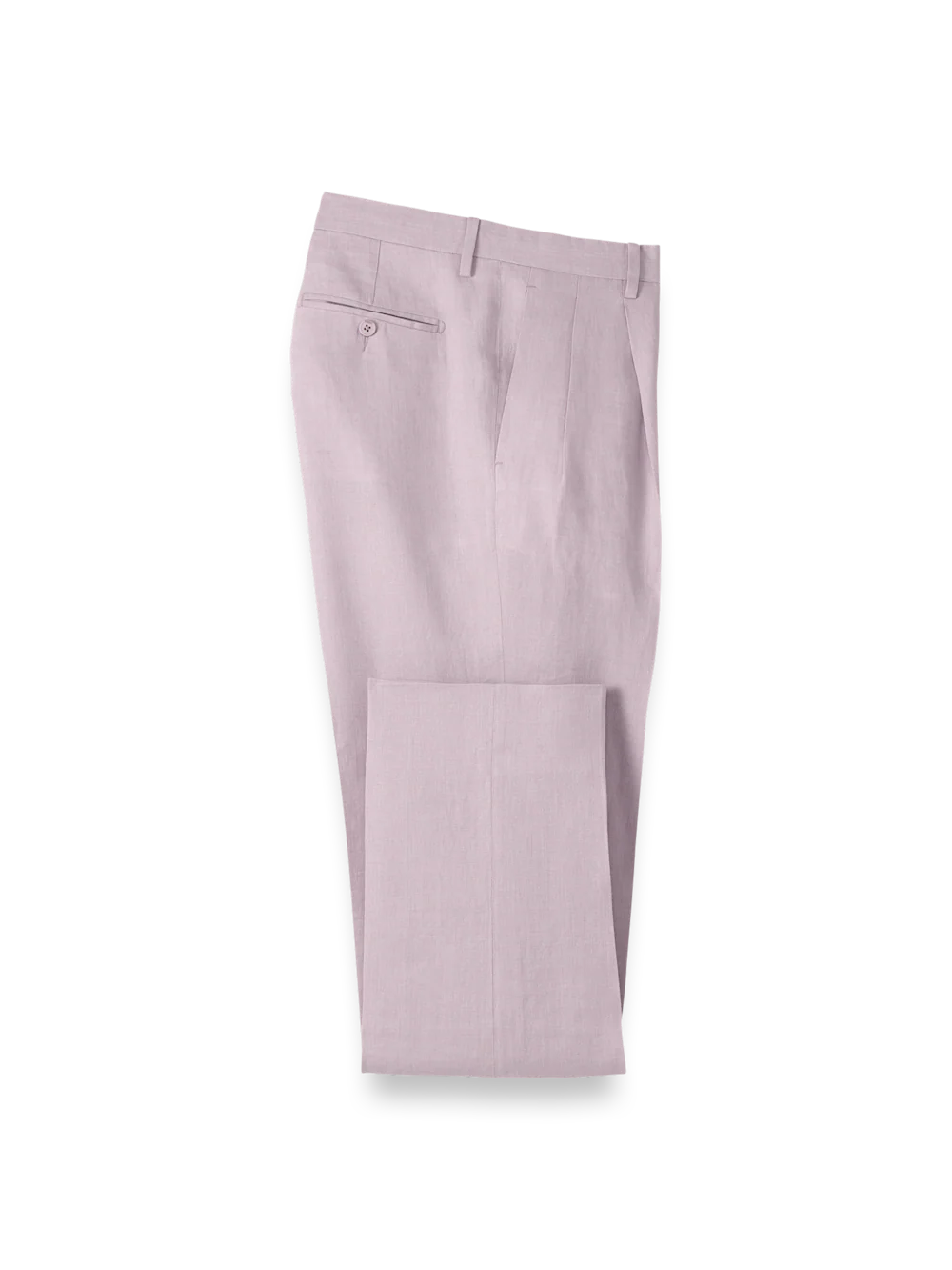 Linen Chambray Twill Pants - Light Purple - Image 2