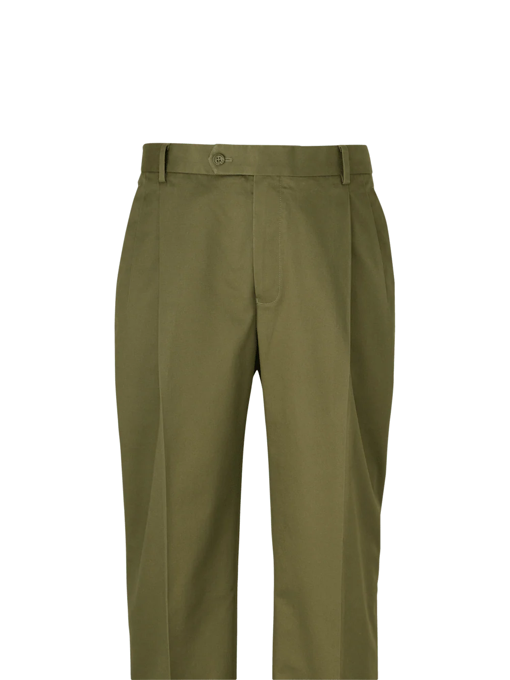 Non-Iron Cotton Stretch Twill Pant - Dark Khaki - Image 5