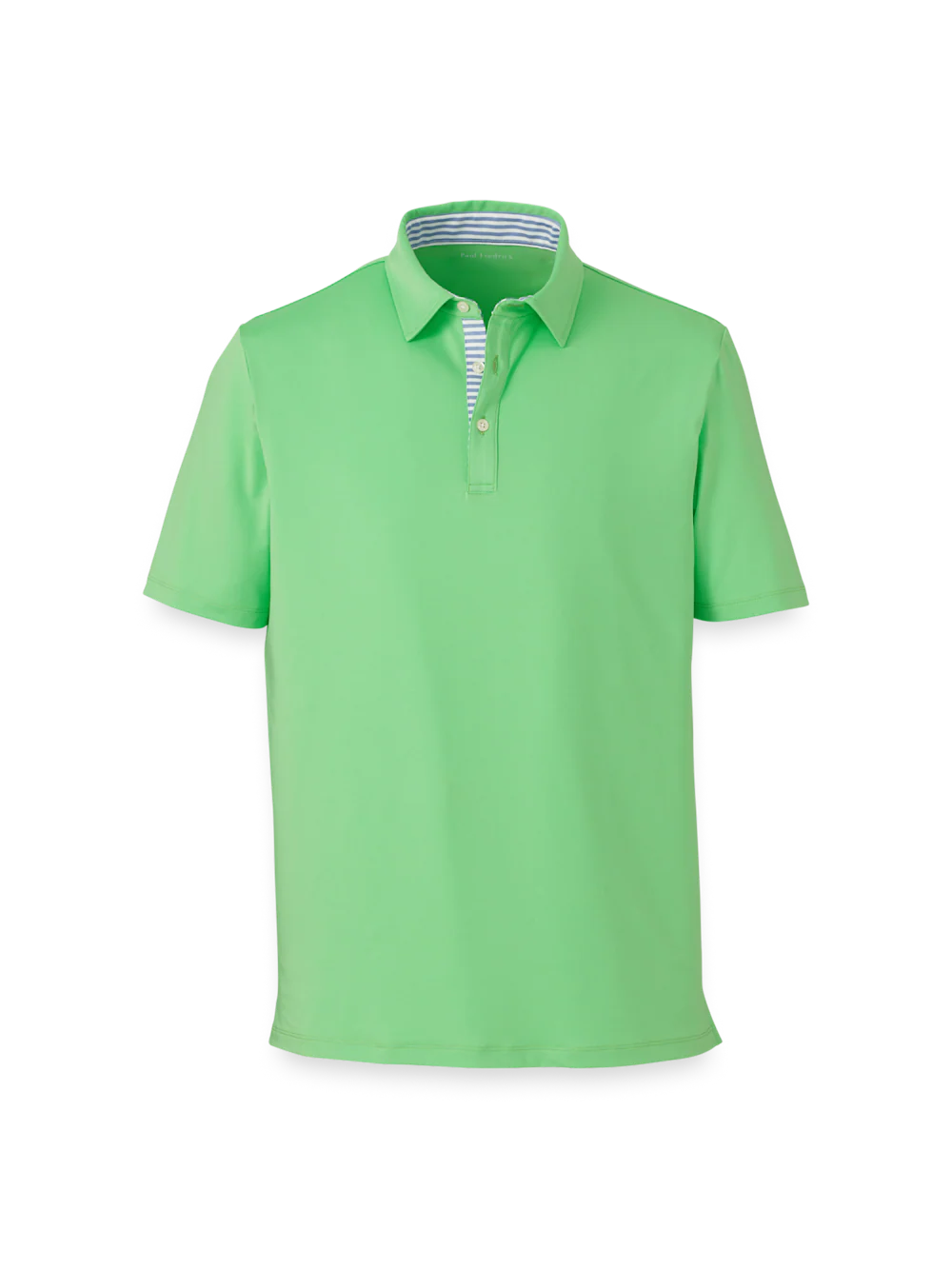 Performance Blend Three Button Polo - Lime