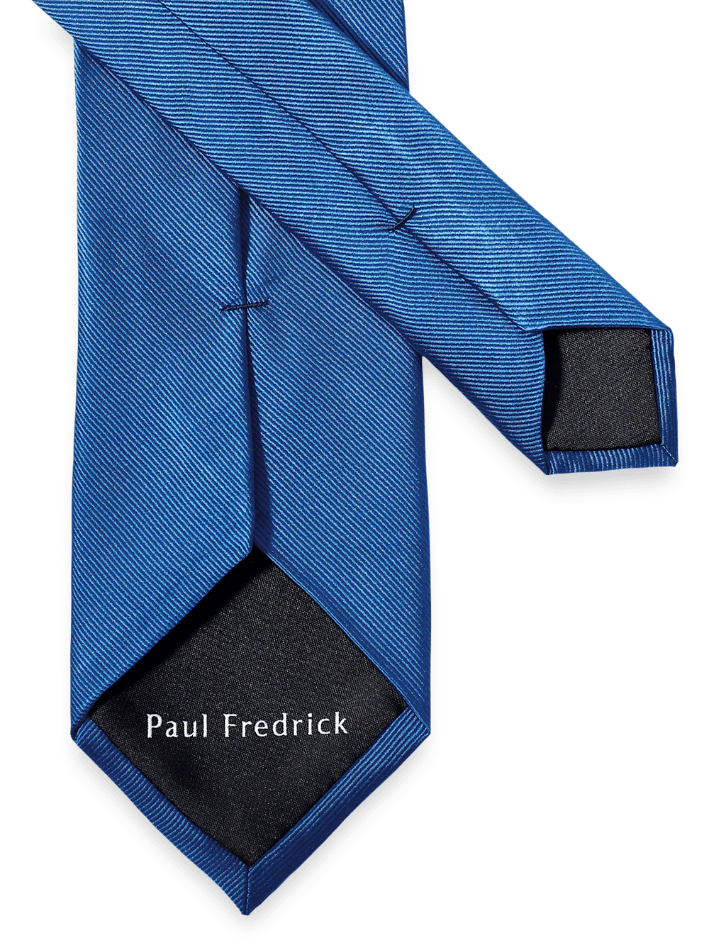 Solid Twill Woven Silk Tie - Yellow - Image 3