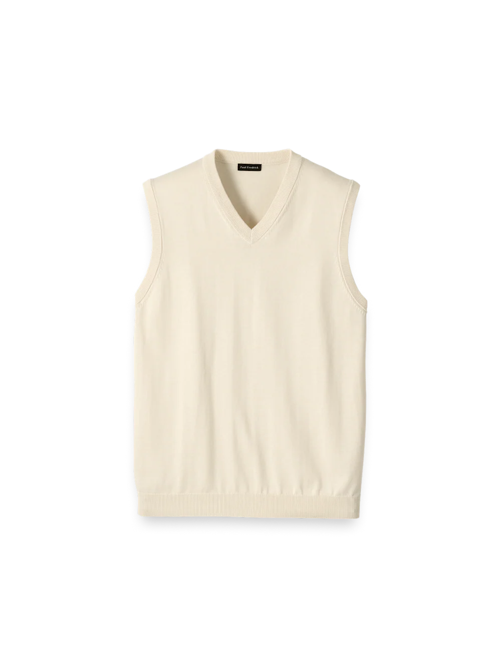 Supima Cotton Vest - Ivory