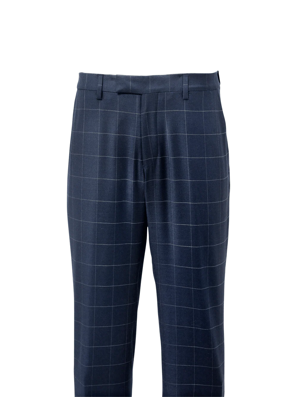 Tailored Fit Essential Wool Flat Front Pants - Grey - Image 2