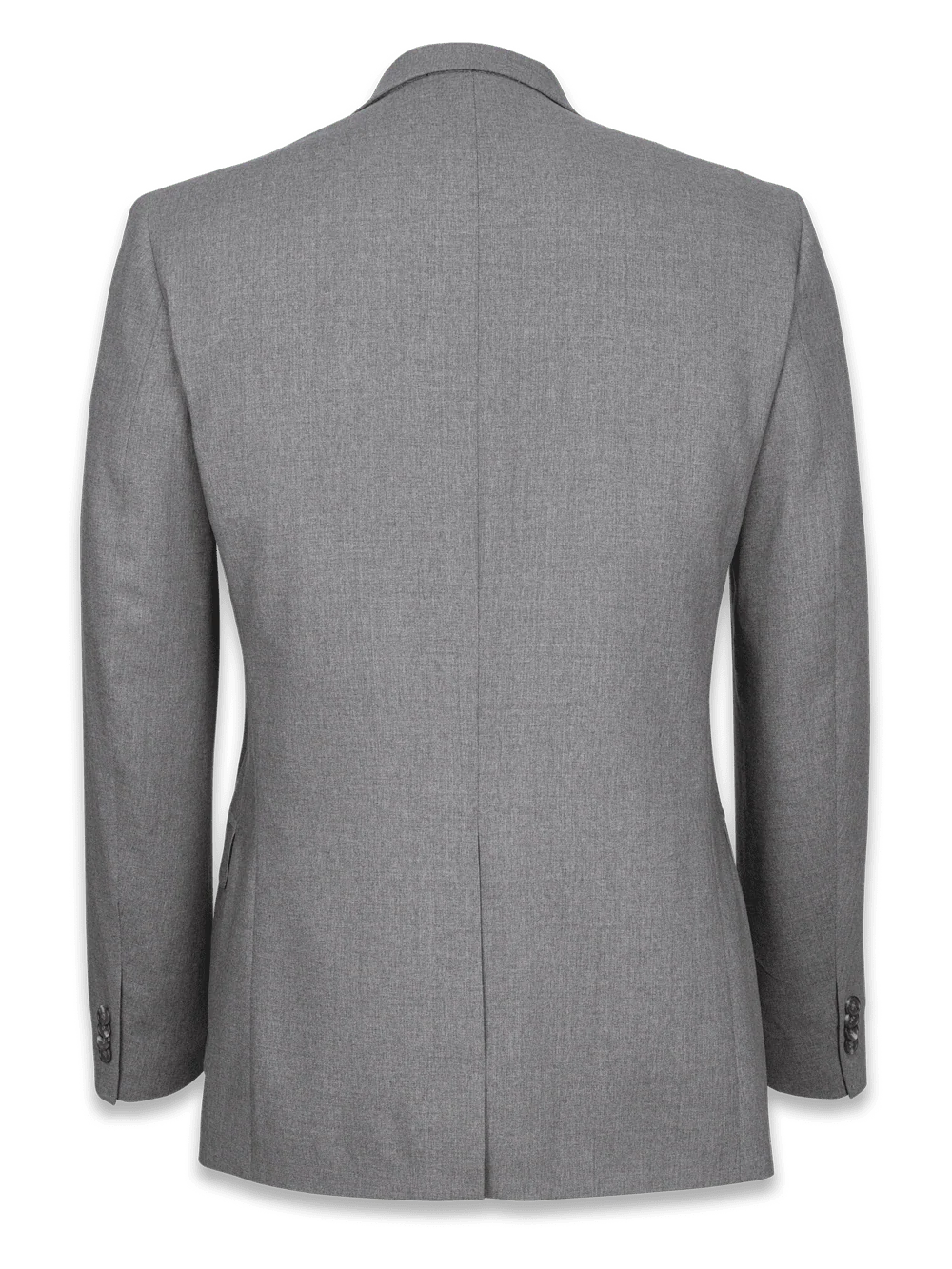 Tailored Fit Wool Essential Wool Notch Lapel Suit Jacket - Navy Windowpane - Image 4