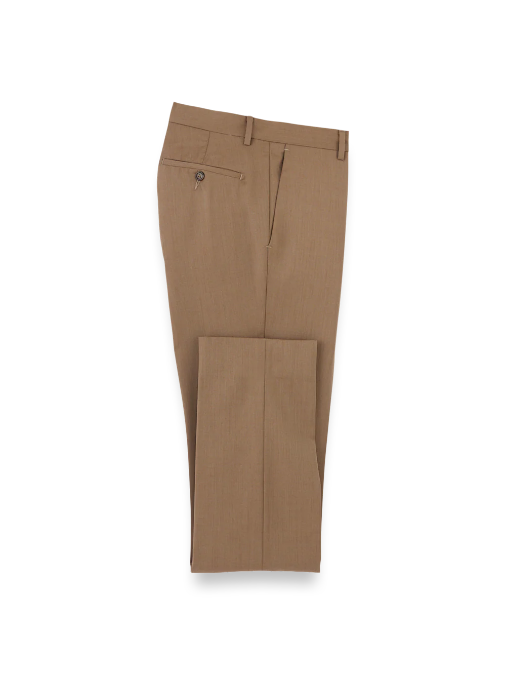 Wool Gabardine Pants - Light Brown